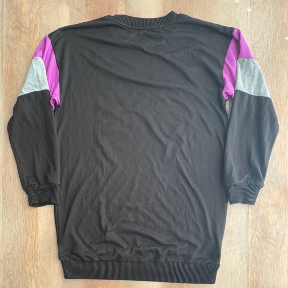 Disney sleepwear M sweater night gown black purple nightmare before Christmas - Picture 8 of 9